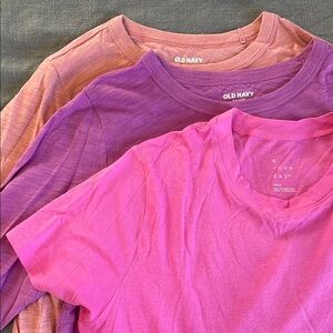 Spring Bundle: 2 long sleeves, 1 short sleeve Size SM